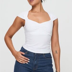 Princess Polly Gatler Top White